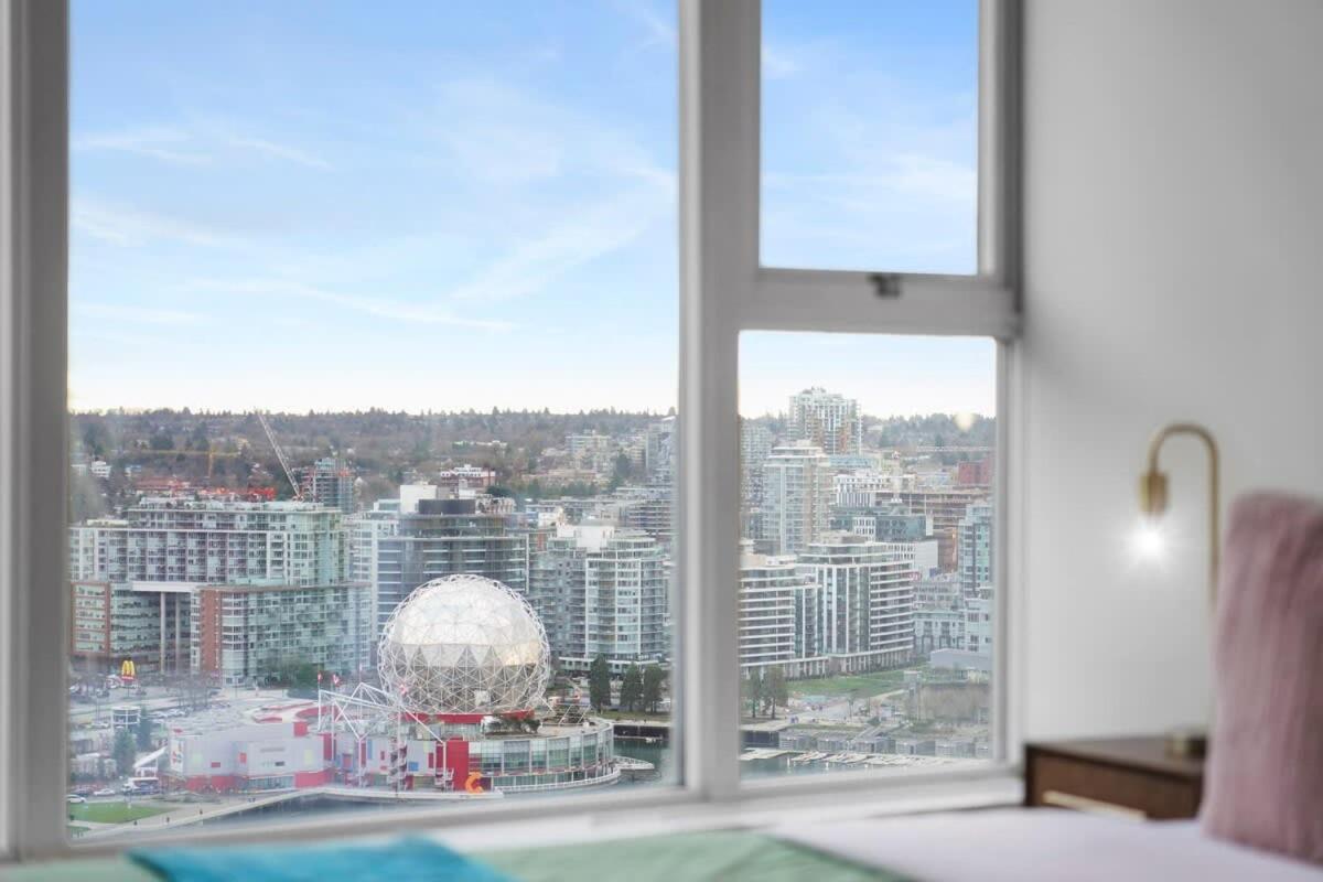 Dazzling Condo By Stadium Downtown With Free Parking Vancouver Zewnętrze zdjęcie